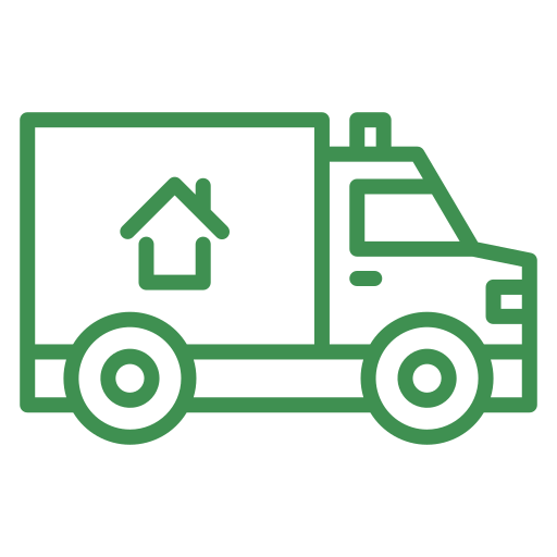 a green truck icon